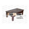 Reclaimed Wooden Coffee Table with solid square legs