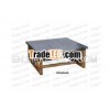 Industrial Metal Top Coffee Table