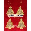 Tree Shape Hand Embroidery Hanging For Christmas Decoration