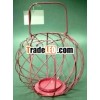 T.Light Holder Made of Iron With Pink Powder Coated Finish