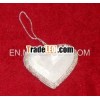 Beaded Embroidery Christmas Tree Hanging Heart Decorative Ornament