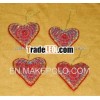Decorative Heart Shape Christmas Ornaments
