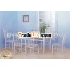 clear glass top dining set