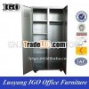 KD structure double door steel wardrobe