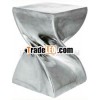 Aluminium Twisted Stool,  Antique Bar Stool,  Decorative Stool,  Metal Stool