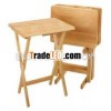 Pind wood folding tea table