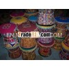 INDIAN TRADITIONAL HANDMADE EMBRIODERY PUFF