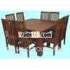 dining table set, dining room furniture, sheesham wood furniture