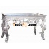 Royal Carved Silver Console Table Furniture (Silver Furniture from Jodhpur)