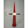 Decorative T-Light Cone Made of Iron With Red Powder Coated Finish