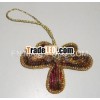 Hand Crafted Christmas Decoration Embroidered Hanging