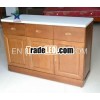 Solid wood kitchen cabinet design