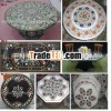 Marble Inlay Dining Table