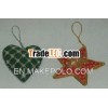 Christmas Heart & Star Ornaments