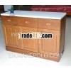 All wood kitchen cabinet