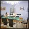 Earth-friendly white cast low-iron conference glass counter top