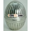 Decorative Egg Made of Iron With Nickel Antique Finish