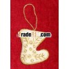 Elegant Design Hand Embroidery Christmas Decoration Ornament