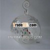White & clear hanging with decoration