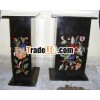Marble Inlaid Dining Table Base