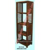 wooden open bookcase, living room furniture, home furniture, shesham wood furniture, mango wood furn