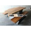 Banga,  Solid Wood Slab Dining Table