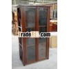 Andalas Wooden Cabinet W/ 2 Glass Doors