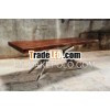 Rugby,  Dining Table. Slab wood dining table.