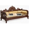 Royal Hand Carved Wooden Sofa Set for Hotel Industry Lobby Area & Liiving Room Furniture by Clas