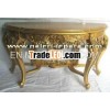Antique Gold Console Table - Wall Carving Table - Indoor Furniture