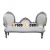 Mahogany Silver Painted with 3 Ended Sofa