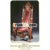 King Chair with Upholstery Mahogany Indoor Furniture