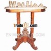 Octagonal-wine-marble-table