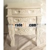 Antique Reproduction Rococo Furniture - Wood Bedside Table