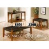 Wooden Living Room Furniture,  Occasional Coffee Table,  Console Table,  End Table Set with PU