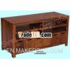 wooden tv/dvd/cd unit, entertainment unit, tv stand