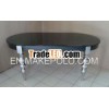 Antique Reproduction Oval Dining Table French Provincial Solid Wood Classic Dining Room Vintage Euro