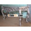 Jepara Wood Carving Console Table - Indoor Mahogany Furniture