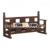 Mahogany Wooden Bench with Heavy Hand Carved