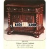 2 Door Carved Cabinet Mahogany Indoor Furniture
