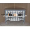 Painted Chest of Drawers Antique Reproduction Commode Vintage Cabinet French Style Bed Room European