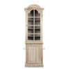 Classic Livingroom Showcase Cabinet 1 Glass Door - Mindi Furniture Indonesia