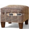 V SQUARE ANIMAL COVER OTTOMAN