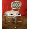 Mahogany Love Dining chair Silver color - Indonesia french furniture dining room Chair