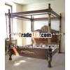 French European Poster Canopy Bedroom Sets - Home Furniture