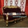 Romawi Larry 3 Seaters Living Room Set - Mahogany Antique Reproduction Furniture indonesia