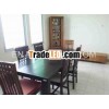 Dining Table Black color 6 chairs