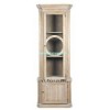 White Wash Livingroom Showcase Cabinet 1 Glass Door - Mindi Furniture Indonesia