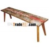 Bench recycled wood