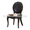 Mahogany Oval Dining Chair with Upholstered